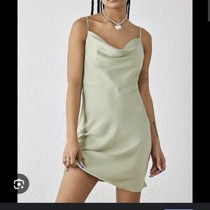 Urban Outfitters Silky Satin Mini Slip Dress